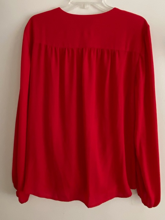 INC V-Neck Red Blouse Top Womens Size: XXL NWOT - Picture 4 of 8